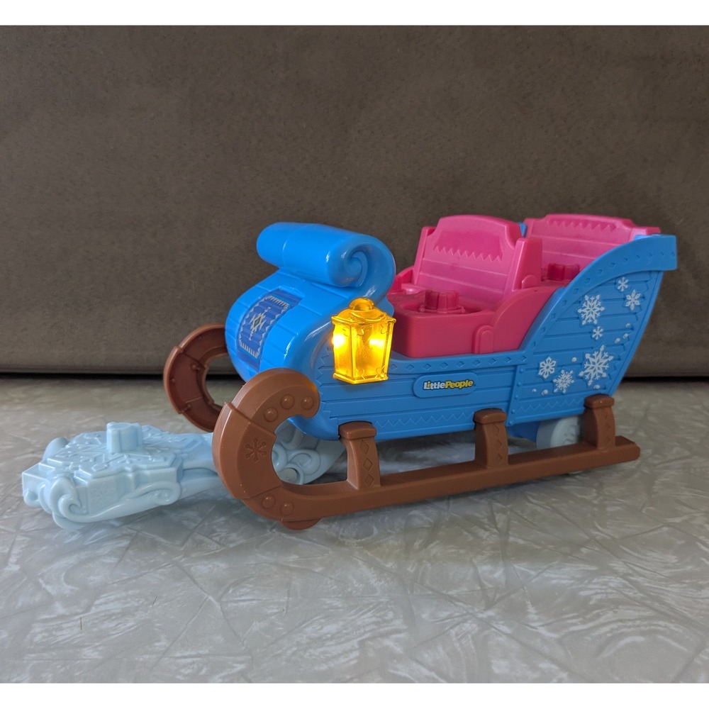 Fisher-Price Little People Disney Frozen Kristoff's Sleigh - Light Works!